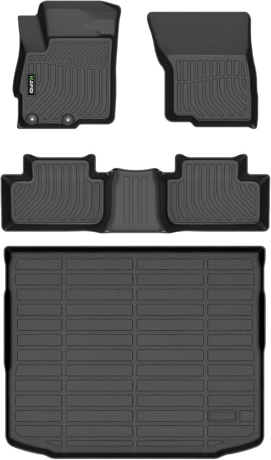 Floor Mats & Cargo Liner for Mitsubishi Outlander Sport 2011-2024 2025 Custom Fit Full Set, All Weather Car Accessories
