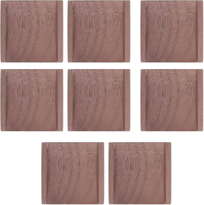 Wood Essential Oil Diffuser Portable Clear Textured Diffuser for Car Office Bedroom 8 Pcs Walnut Wooden Diffusers