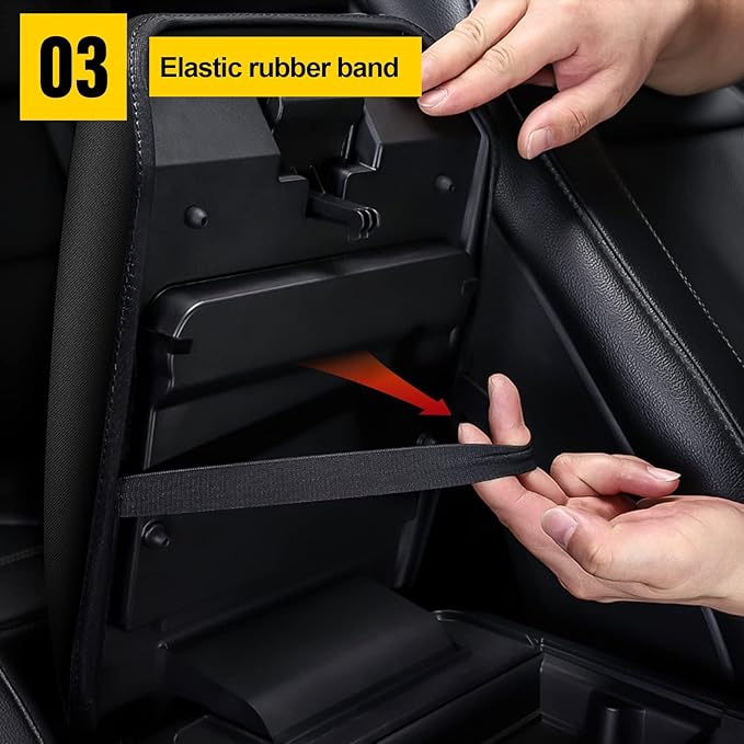 AOMSAZTO Armrest for 2011-2019 Ford Explorer Cloth Elastic