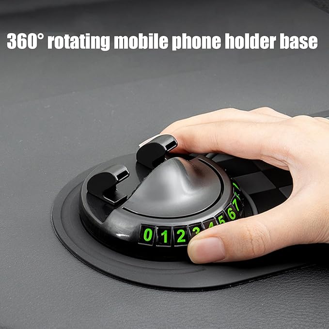 Anti-Slip Mat for Car Dashboard - Organizer Pad and Smartphone Stand for Car, Truck, Vehicle Interior, Navigation Devices, Electronics, Keys, Sunglasses, and Small Accessories Storage