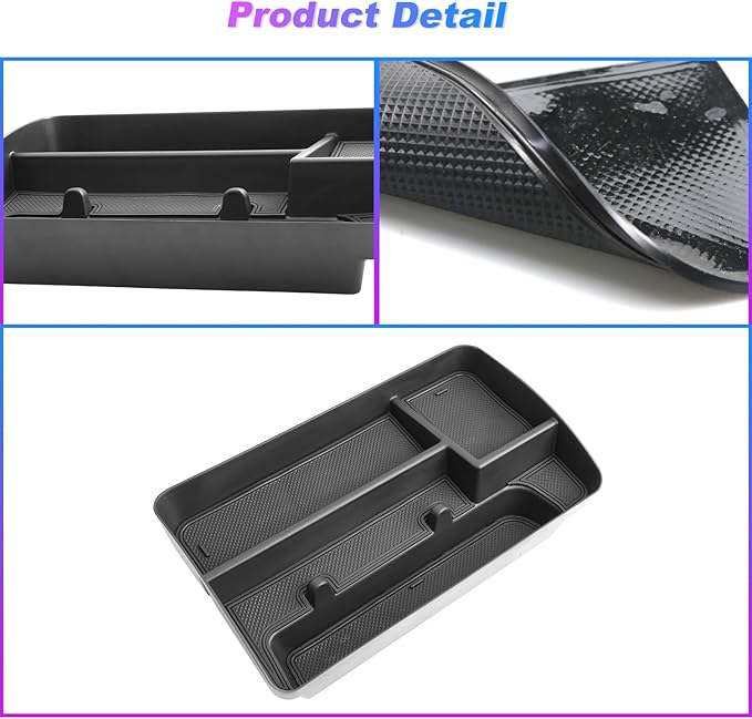 SXCY for 2023-2025 Colorado [WT/Trailboss] Canyon [Elevation] Center Console Organizer Chevy Colorado 2023-2025 Dashboard Screen Back Organizer 2024 2025 GMC Canyon Elevation Accessories