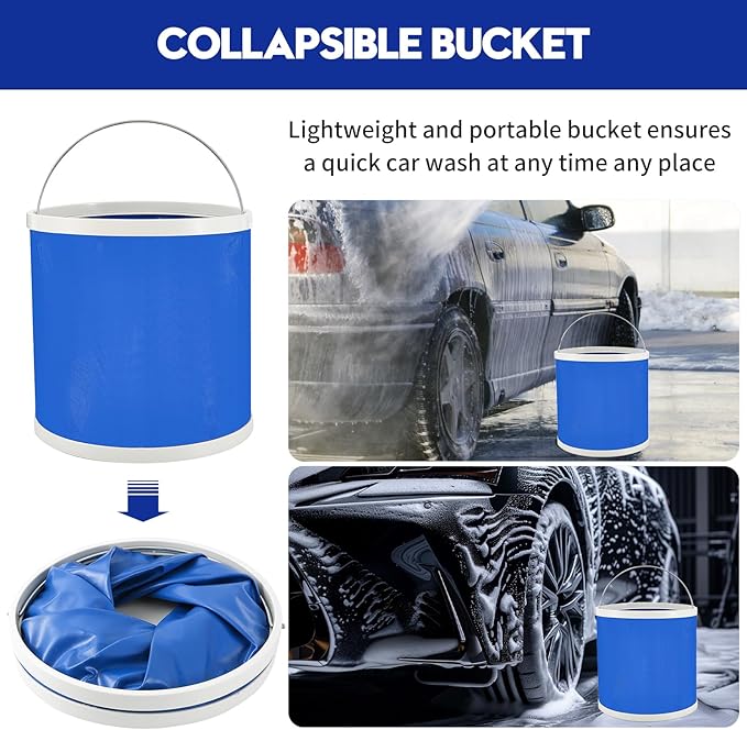 29Pcs Car Detailing Kit, Car Detailing Brush Set, Car Wash Cleaning Kit, Car Detailing Brushes, Professional Car Care Kit for Interior Exterior Wheels, Blue