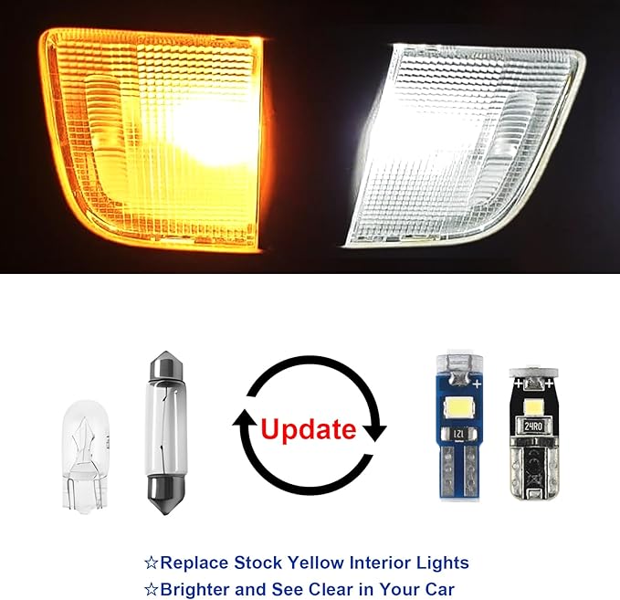 EASY EAGLE LED Car Interior Lights, Super Bright Bulbs - for Dodge Ram 2009 2010 2011 2012 2013 2014 2015 2016 2017 2018 Pickup Truck 1500 2500 3500 - Kit Package Includes 13 LED Light Accessories