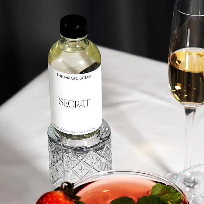 The Magic Scent Secret Diffuser Oil - Hotel & Home Luxury Scents - Diffuser Oil Scents for Home Designed for Use in All Diffusers - 16.5 fl oz, 500 mL