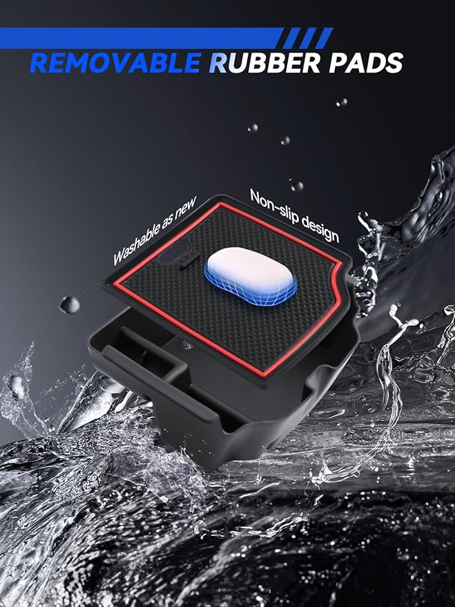 for Acura Integra Center Console Organizer 2023 2024 2025 Acura Integra Accessories Armrest Tray Middle Storage Box Insert Container Durable ABS Plastic