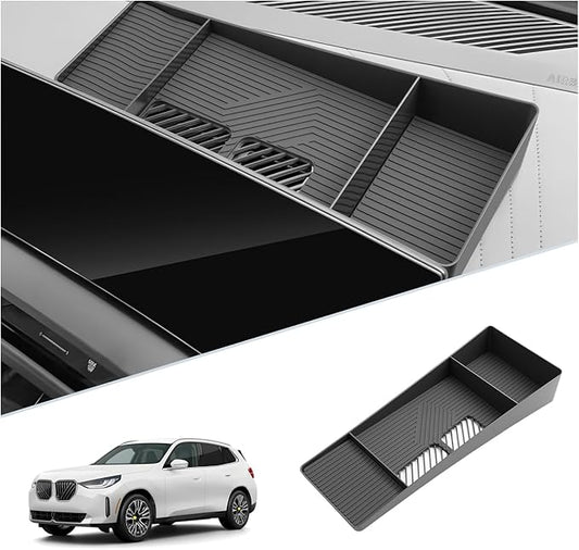 SKTU for 2025 2026 BMW X3 Dashboard Organizer for 2025 2026 BMW X3 (30 xDrive/M50 xDrive) Behind Screen Organizer 2025 2026 X3 Dashboard Tray 2025 2026 X3 Console Tray BMW X3 2025 2026 Accessories