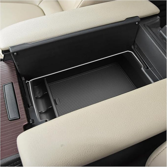 SXCY for 2025 Toyota Sienna Center Console Organizer [Not for Console w/Cool Box] for 2021-2025 Toyota Sienna Accessories 2021-2025 Sienna Armrest Console Organizer 2024 2025 Sienna Console Tray