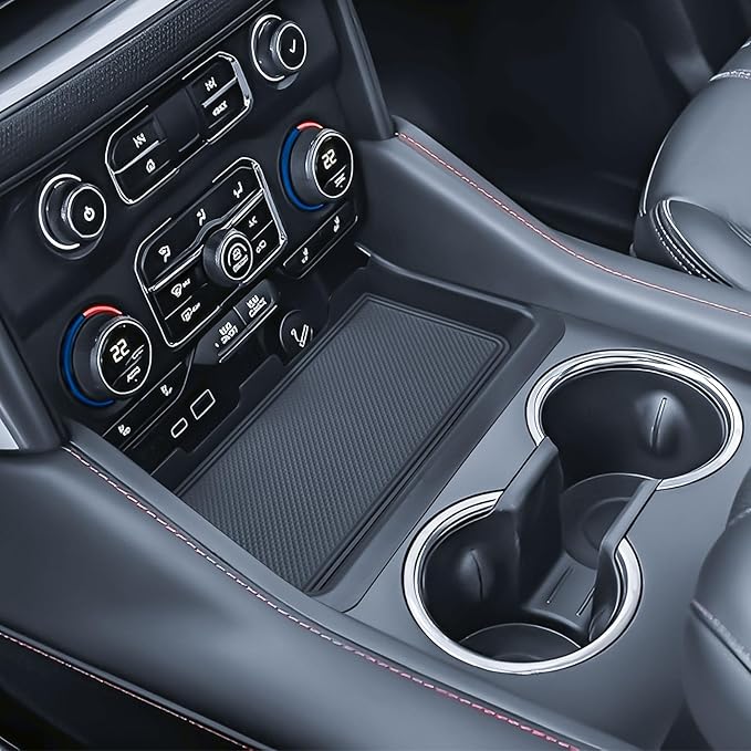 EDBETOS Center Console Organizer Tray for 2021-2023 2024 GMC Yukon & Chevy Tahoe Suburban Open Pocket Organizer Storage Hidden Secret Compartment, 2-Layer Upgrade (Not for Yukon Denali/Ultimate)