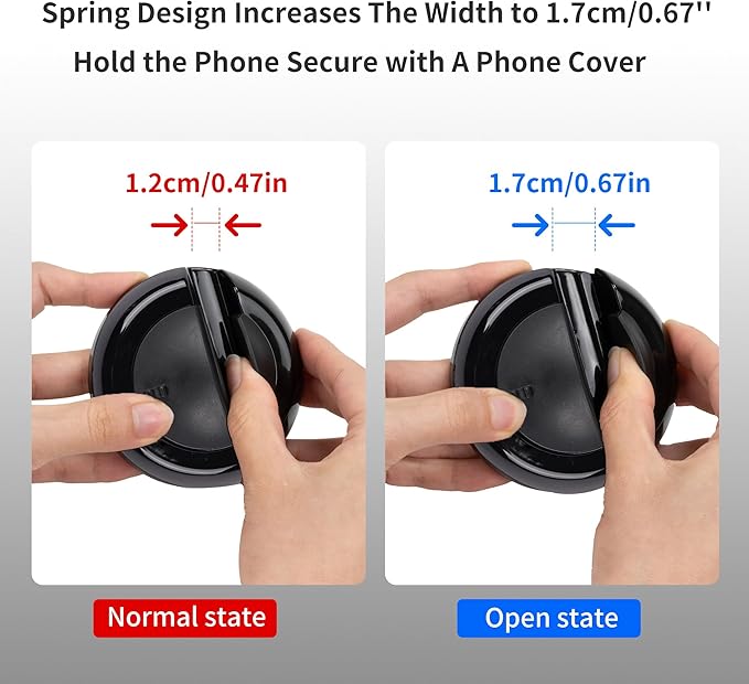 Universal Anti-Slip Car Dashboard Mat with 360° Rotating Phone Holder – Multi-Functional Organizer Pad for Phones, Sunglasses, Keys, and Daily Essentials (Brown Black)