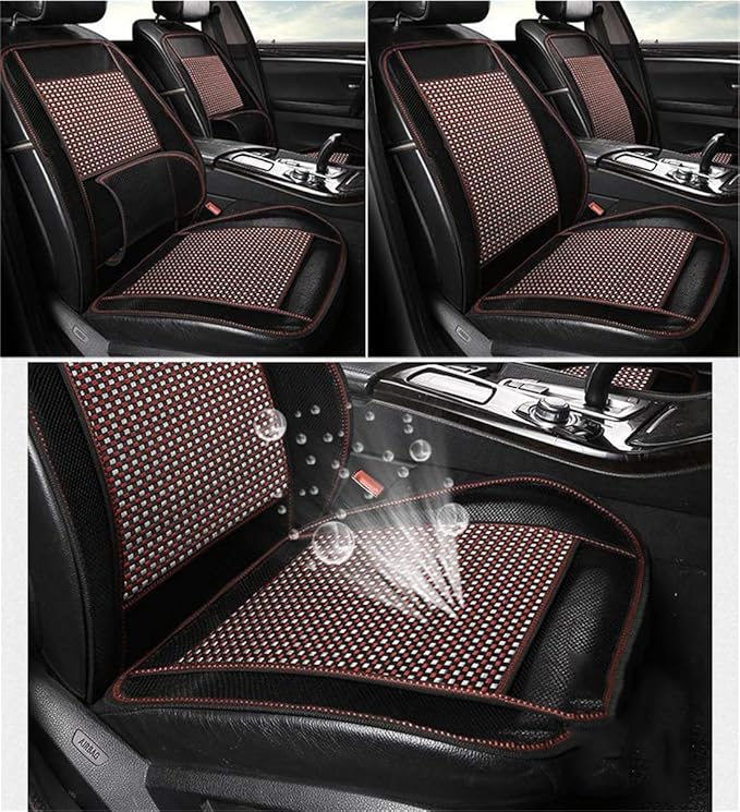 Autopeck Cooling Car Seat Covers Protector Cushion Standard Size Full Air Flow Ventilated Cover Pad Mat Breathable for Car Seat Driver Auto Chair Pads(Auotick is an Upgraded Version)