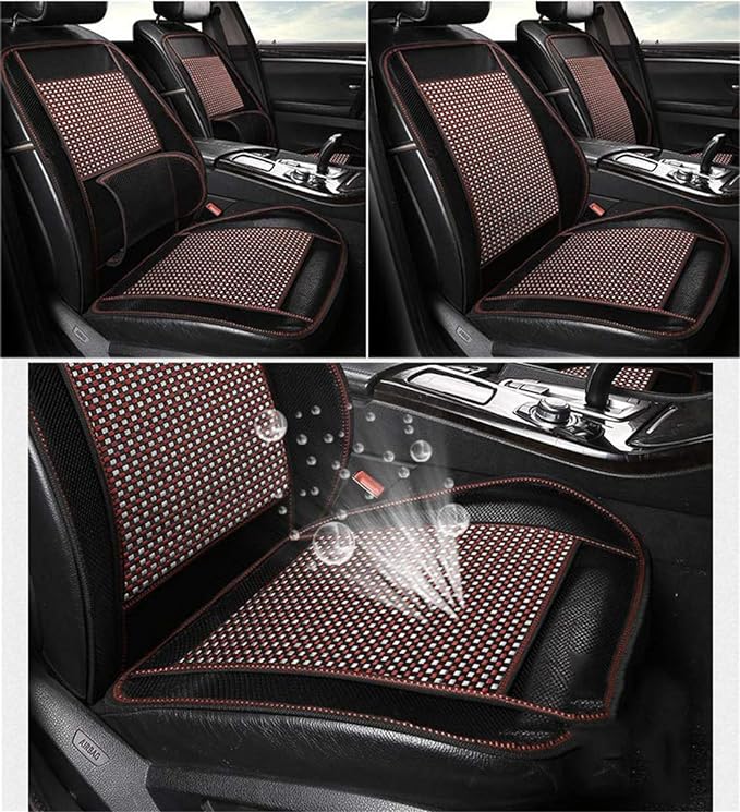 Autopeck Cooling Car Seat Covers Protector Cushion Standard Size Full Air Flow Ventilated Cover Pad Mat Breathable for Car Seat Driver Auto Chair Pads