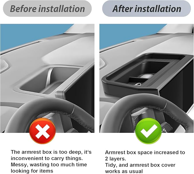 SKTU for 2025 2026 Ford Maverick Dashboard Organizer for 2025 2026 Ford Maverick Behind Screen Organizer 2025 2026 Maverick Dashboard Tray Ford Maverick 2025 2026 Accessories Durable ABS Console Tray