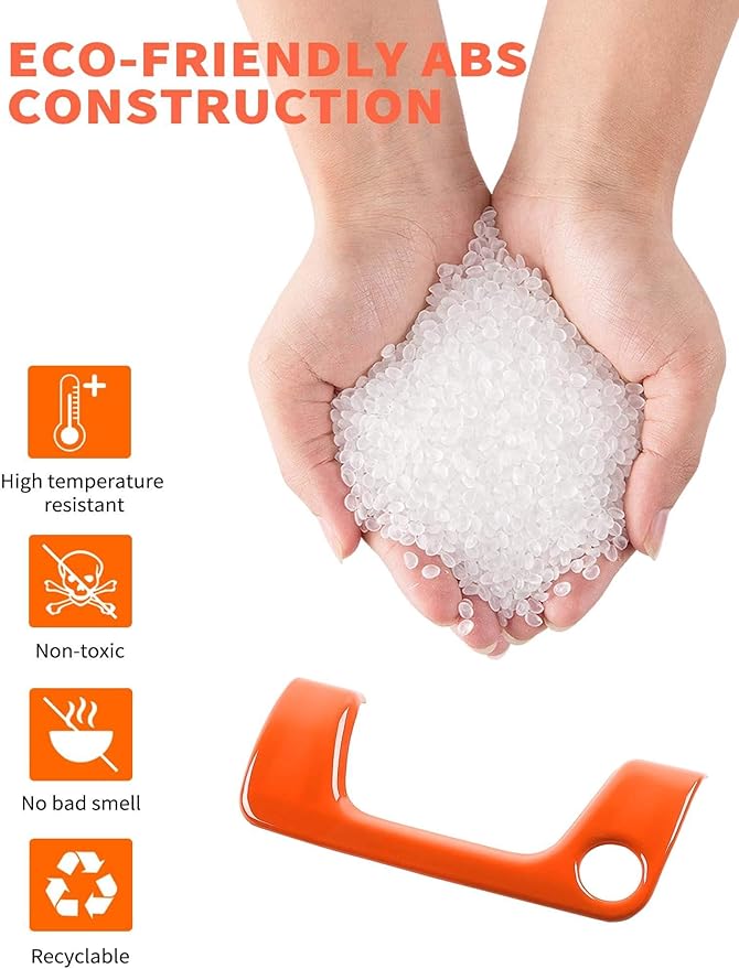 Savadicar Orange Interior Accessories - Armrest Switch Bezel Trim Cover for 2018-Present Jeep Wrangler JL JLU 4XE & Gladiator JT - Solid Color Interior Decor Upgrade Option, 1-Piece