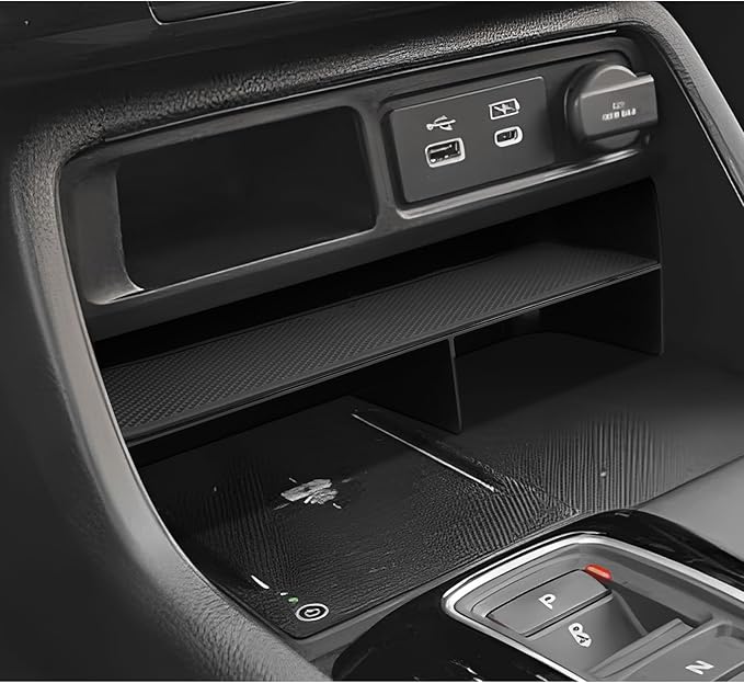 LUWU 2026 Passport Center Console Organizer Compatible with 2023 2024 2025 Pilot & 2026 Passport Interior Accessories Armrest Storage Box Tray Organizer Insert Tray 2025 Pilot Accessories Black