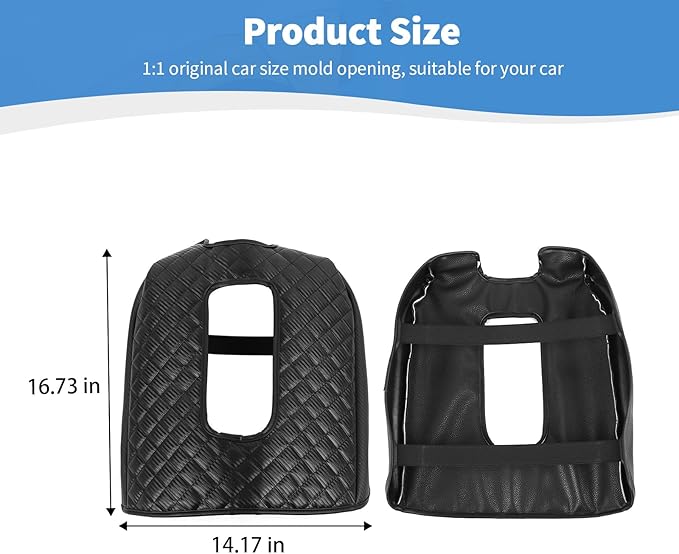 RT-TCZ for Silverado Center Console Armrest Cover for Chevy Silverado Suburban Tahoe for GMC Yukon Sierra 2019 up Black Carbon Fiber Grain