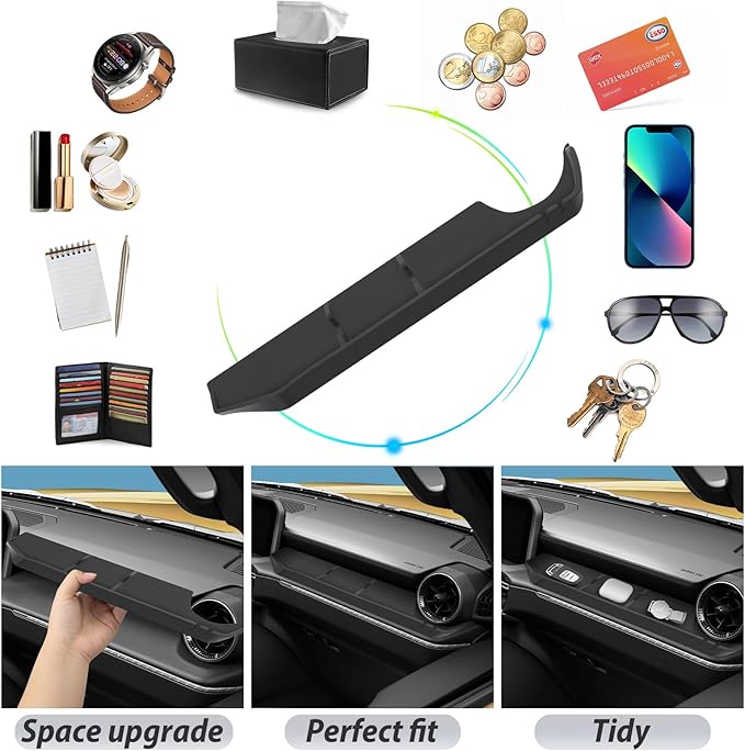 SKTU for 2024 2025 2026 Toyota Land Cruiser Center Console Organizer for 2024 2025 2026 Toyota Land Cruiser Co-Pilot Console Tray 2024 2025 2026 Land Cruiser Accessories Land Cruiser Tray