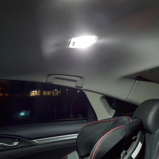 EASY EAGLE LED Interior Car Lights for Toyota-Corolla-2013-2022: 6 Piece Kit White LED Light Bulbs - Super Bright 6000K + Install Tool