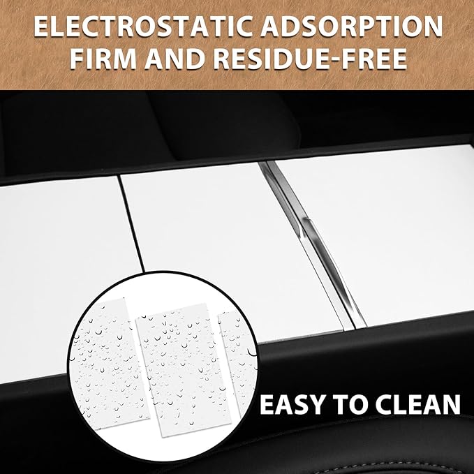 2026 Center Console Cover for Tesla Model Y Juniper 2025 & Model 3 Highland Accessories Set White Armrest Cover Wireless Charging Pad Center Console Pad 3 PCS (White)