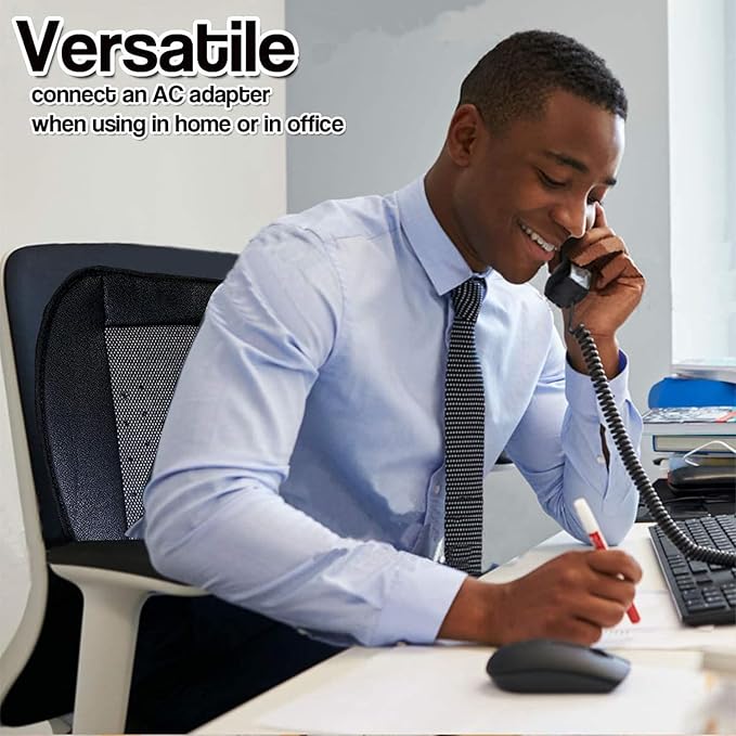 ZONETECH Cooling Car Seat Cover, Black Automotive Adjustable Temperature Comfortable Cooling Car Seat Cushion (1 Pack)