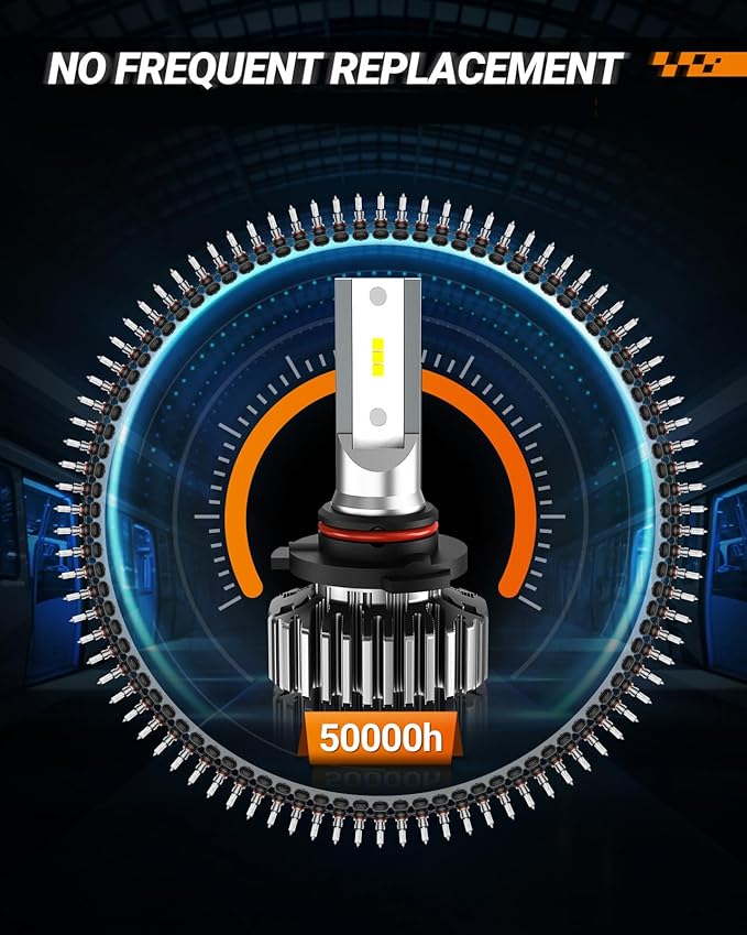 SEALIGHT 9005/HB3 9006/HB4 Bulbs Combo, Super Bright Bulb, Plug and Play, Fanless Light No Noise, IP67 Powersports Non-Polarity, Powersports Accessory Fog Lights, Pack of 4