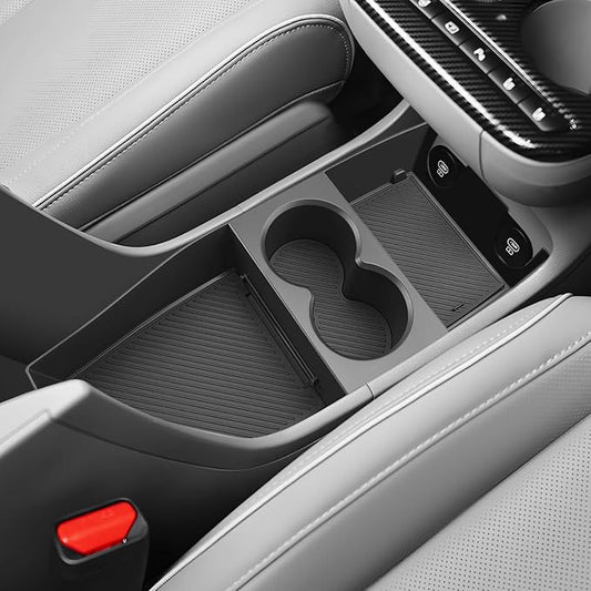 SKTU for 2025 2026 Hyundai Ioniq 5 Center Console Organizer for 2025 2026 Hyundai Ioniq 5 Lower Console Tray 2025+ Ioniq 5 Under Console Organizer 2025 2026 Ioniq 5 Accessories (Not fit Ioniq 5 N)