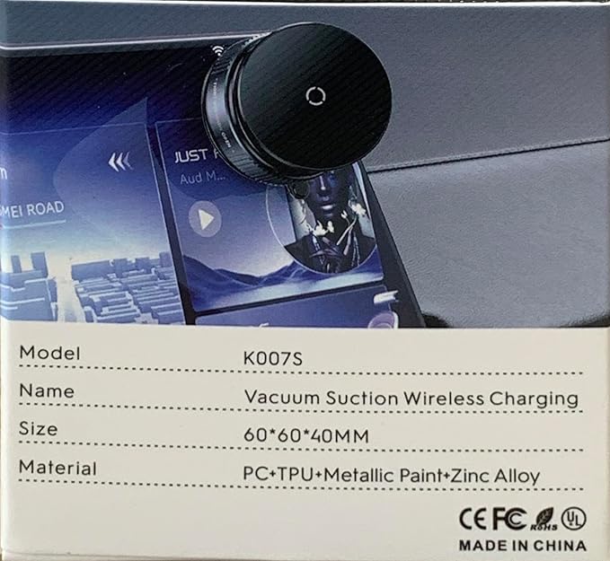 15W Fast Charging Magnetic Car Phone Holder [New Elastic Vacuum Suction Cup] 360° Adjustable Wireless Charger Car Mount for MagSafe iPhone 17 Pro Max 17 Pro 16 15 14 13 12