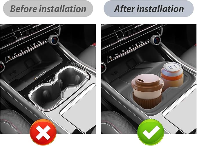 SKTU 2024 2025 2026 Chevy Traverse Console Tray 2024-2026 Traverse Wireless Charging Pad & Cup Holder Pad 2024 2025 2026 Chevy Traverse Accessories Wireless Charging Pad 2025 2026 Traverse Cup Holder