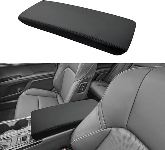 POSAID Center Console Armrest Cover for 2025 Toyota Camry (XSE/XLE/SE/LE) Leather Armrest Cover for 2025 Toyota Camry Accessories, Gray Trim
