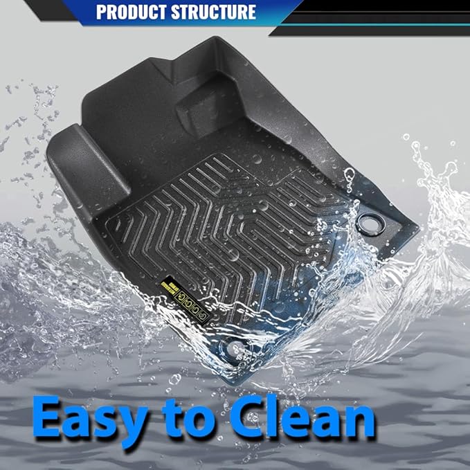 DOTCOM TPE Floor Mats Fit 2016-2021 Honda Insight/Civic Coupe/Civic Sedan Floor Liners,All Weather Full Cover Protection 1st & 2nd Row Truck Mats Cargo Liner Accessories,alfombras para carro 3PCS