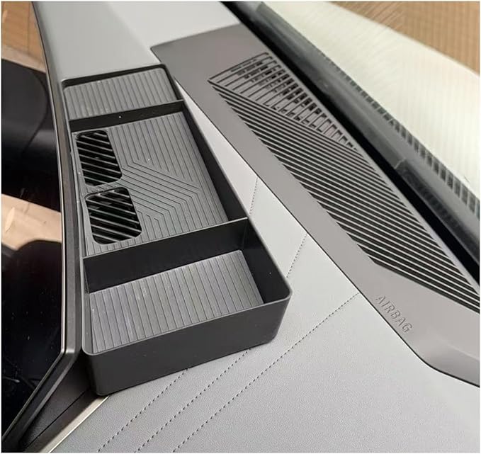 SXCY for 2025 BMW X3 Dashboard Organizer Tray [14.9 Navi+12.3 Dash Whole Screen Only] for 2025 BMW X3 Accessories Screen Back Console Tray 2025 X3 Behind Dash Console Organizer