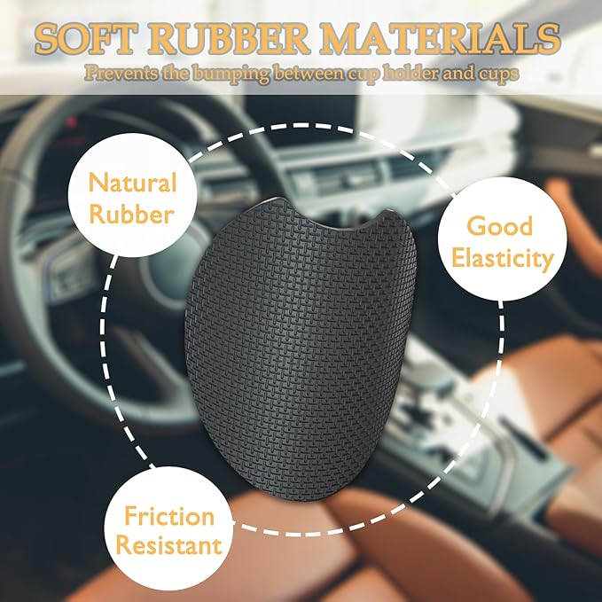 2 Pack Car Coasters for Cup Holders,Beach Sunset Car Cup Holder Coasters,2.75" Universal Size Anti Slip Rubber Mat,Automotive Interior Accessories,Car Cup Holder Decor,Gifts for Women Mom Men Wife