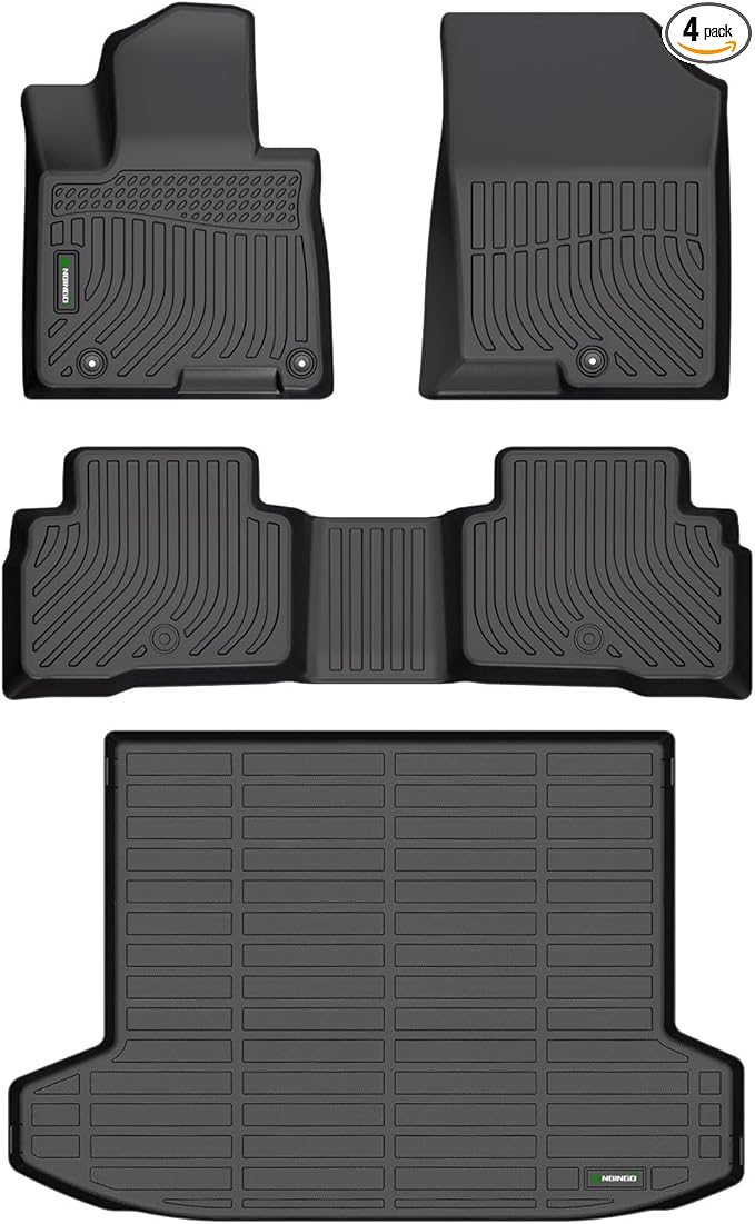 ANBINGO®Fit for Hyundai Tucson Hybrid Floor Mats (Only with Subwoofer) 2026-2022 Weather Car Mats for Hyundai Tucson Hybrid TPE Rug Trunk for Tucson Hybrid Rubber Liner for Tucson Hybrid Accessories