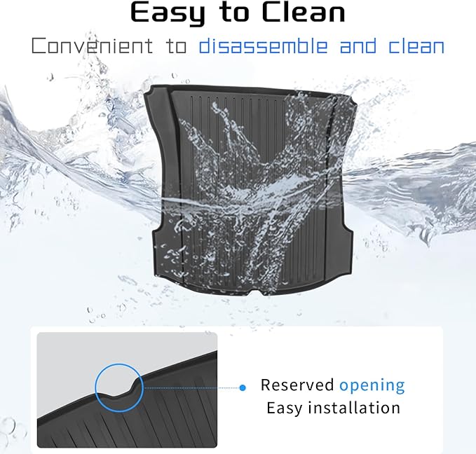 All Weather Cargo Liners for Tesla Model 3 Trunk Mats,Front and Rear Trunk Tray Mats Protector 2021 2022 2023 Accessories