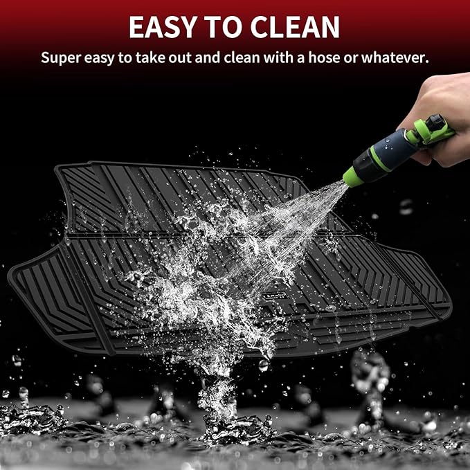 LASFIT Trunk Mat for Toyota Camry 2018-2026 & for Toyota Avalon 2019-2022, All Weather TPE Custom Fit Easy Clean Trunk Liner for Camry 2018-2025 Hybrid/L/LE/SE/TRD/XLE/XSE, Black