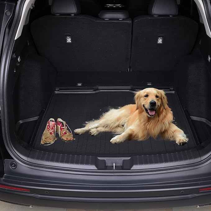 Floor Mats & Trunk Mat for 2021-2024 2025 Ford Bronco 4 Door Cargo Mat Cargo Liner All Weather Seat Cover Protector for Bronco Accessories (Non Sport or 2 Door Model)