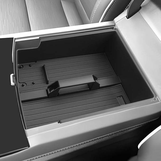 SKTU for 2025 2026 Buick Enclave Center Console Organizer for 2025 2026 Buick Enclave (Preferred/Sport Touring/Avenir) ABS Console Tray Buick Enclave 2025 2026 Accessories with Sunglasses Holder