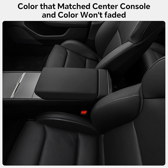 2026 Armrest Cover for Model Y Juniper Console Cover Armrest Cover Protection TPE Tesla Model 3 Highland Interior Accessories 2024-2025
