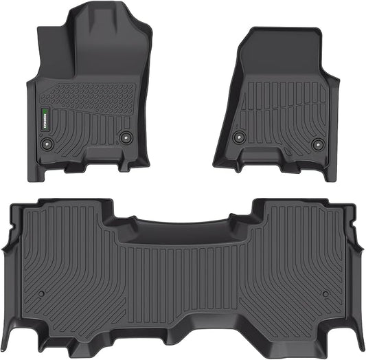 ANBINGO®Fit for Dodge Ram Floor Mats Ram 1500 Quad Cab 2025-2026 Bucket Seat(Not for Bench Seating) All Weather Mat for Dodge Ram TPE Car Mat Rugs for Ram Rubber Trunk Carpet for Ram