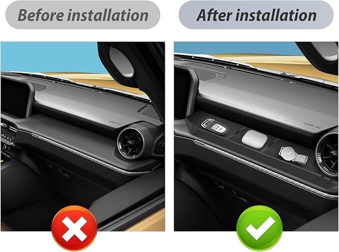 SKTU for 2024 2025 2026 Toyota Land Cruiser Center Console Organizer for 2024 2025 2026 Toyota Land Cruiser Co-Pilot Console Tray 2024 2025 2026 Land Cruiser Accessories Land Cruiser Tray