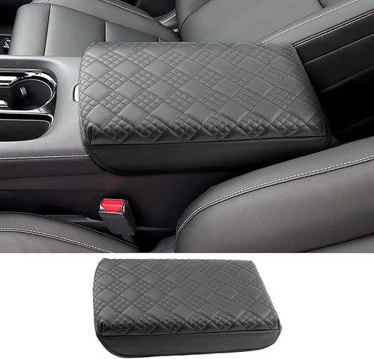 2025 2026 Murano Accessories Center Console Cover for Nissan Murano (SV/SL/Platinum), Cushion &Comfy Leather Armrest Cover 2026 2025 Murano Accessories (Padded)