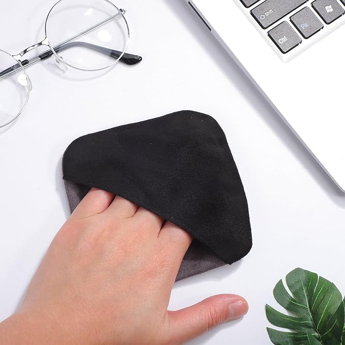 2Pcs Car Screen Cleaner, 4in Microfiber Auto Dashboard Touch Screen Wipes Cleaner for LCD Display, Foldable Square Cloth Cleaning Pad, Interior Car Protector Accessories