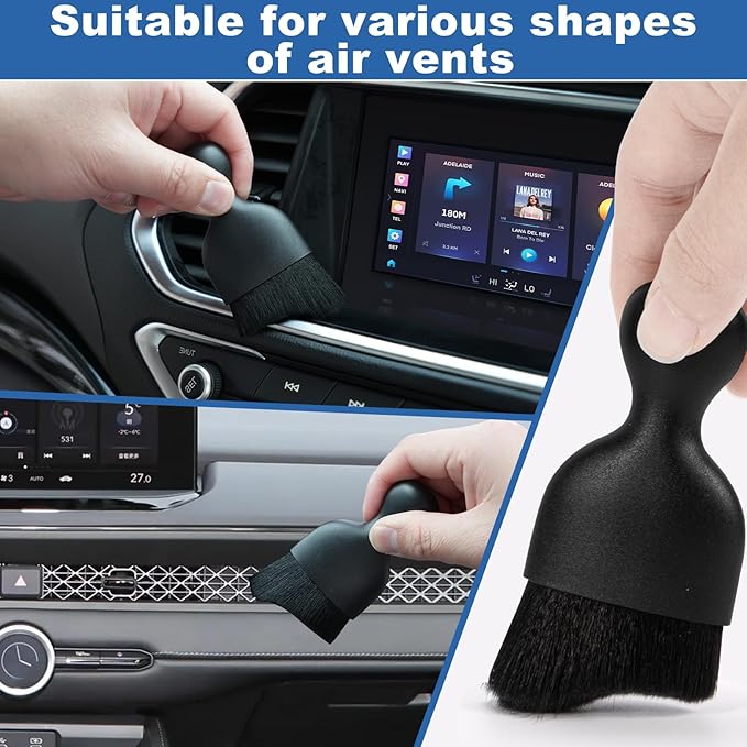 Viewsun Windshield Cleaner Tool, 13Pcs Car Interior Cleaning Kit, Car Detailing Kit Interior Cleaner, Car Detailing Brushes, Car Cleaning Gel, Inside Cleaning Supplies Accessories for Women Men