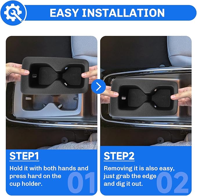 SXCY for 2023-2025 Volkswagen ID.4 Accessories Cup Holder Insert TPE Cup Holder Limiter 2024 2025 VW ID.4 Drink Holder Adapter Non-Slip Drink Stopper Stabilizer