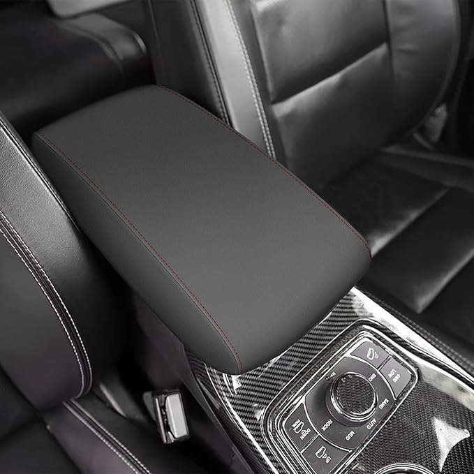 AOMSAZTO Center Console Armrest Cover for 2011-2021 Grand Cherokee Jeep (NOT for 2022
