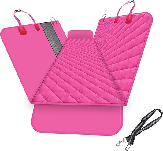 GXT Dog Back Seat Cover Protector for Cars SUV and Trucks with Mesh Window, Scratchproof Nonslip and Waterproof Material