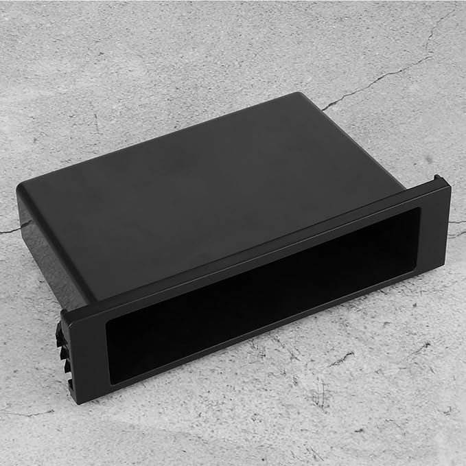 Aramox Car Stereo Storage Box Dashboard Organizer Pocket Universal 1Din Inner Interior Organizer for Select Model Accessories