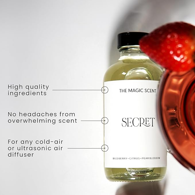 The Magic Scent Secret Diffuser Oil - Hotel & Home Luxury Scents - Diffuser Oil Scents for Home Designed for Use in All Diffusers - 16.5 fl oz, 500 mL
