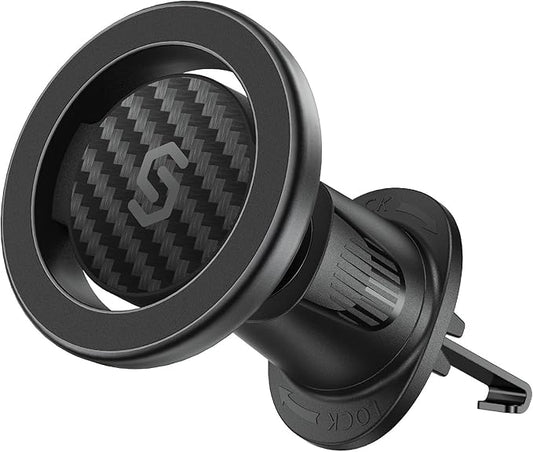 SYNCWIRE for MagSafe Car Mount, Flexible Rotation Magnetic Phone Holder for Car Vent, Hands Free Car Air Vent Phone Holder Clip Universal Compatible with iPhone 17 16 15 14 13 12 Pro Max Plus