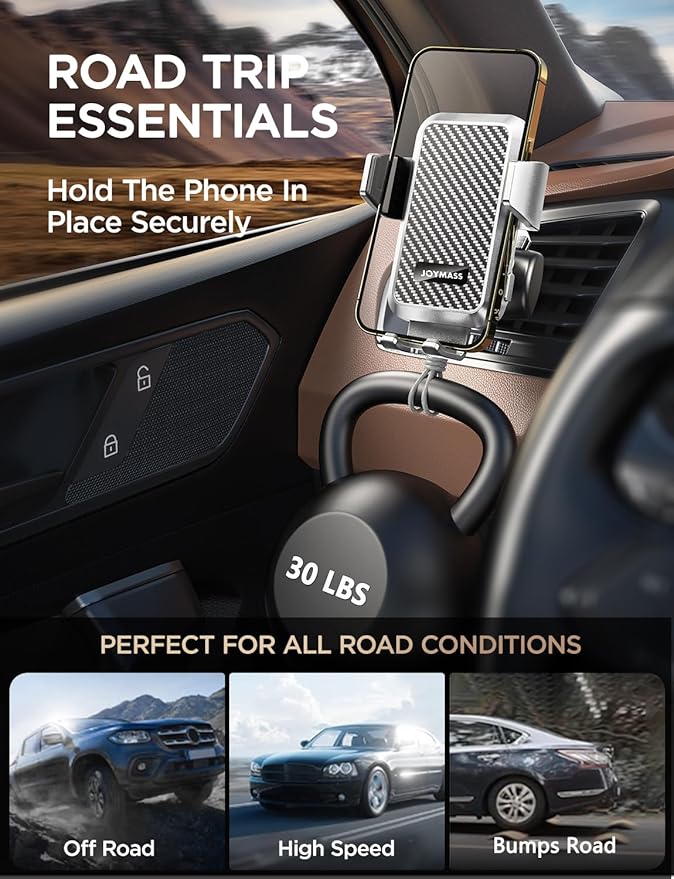 Wireless Car Charger, 15W Fast Charging Auto Clamping Car Charger Cell Phone Holder Mount Vent for iPhone 15 14 13 12 Mini Pro Max, Samsung Galaxy S24 Ultra S23 S22 S21+ Note 20, etc - Silver