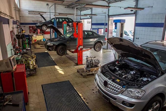 Uniboho Outdoor Rubber Floor Mats Anti Slip Restaurant Commercial Kitchen Mat Rubber Drainage Mat 60 x 35 Heavy Duty Door Mat for Garage Garden Indoor Outside Industral Pool Entrance Bar Wet Area